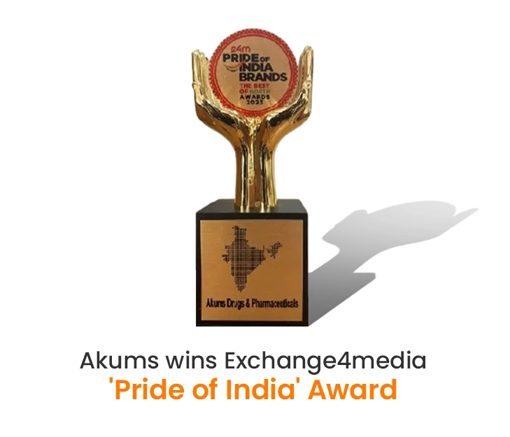 Akums CDMO wins pride of india award for north region