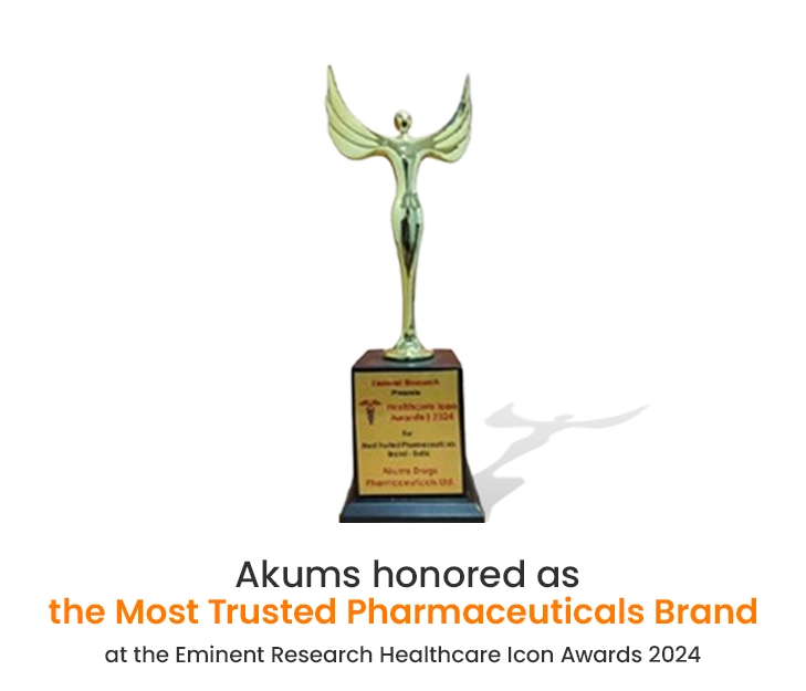 Akums awarded Most Trusted Pharmaceuticals Brand - Delhi