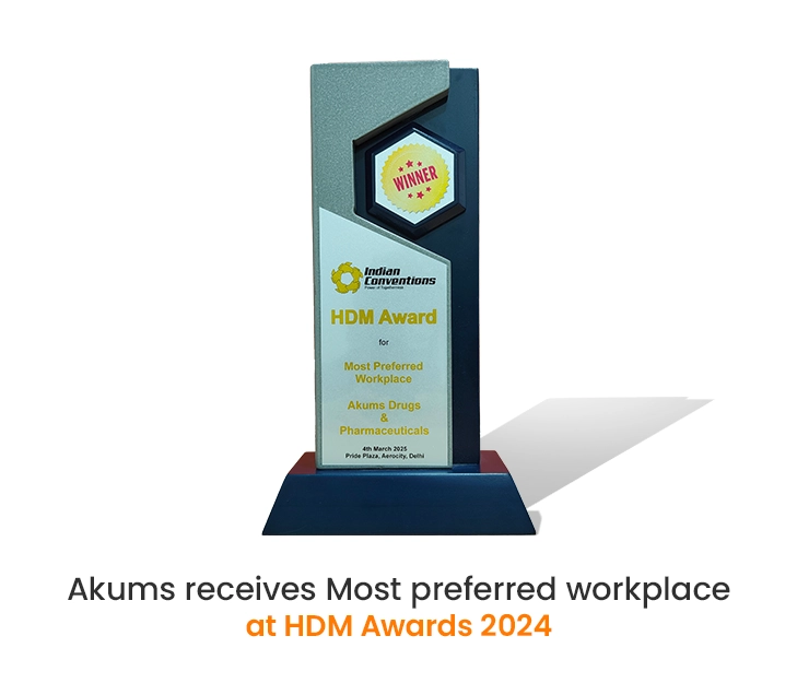 Akums awarded 'Most Preferred Workplace' at HDM Awards 2024