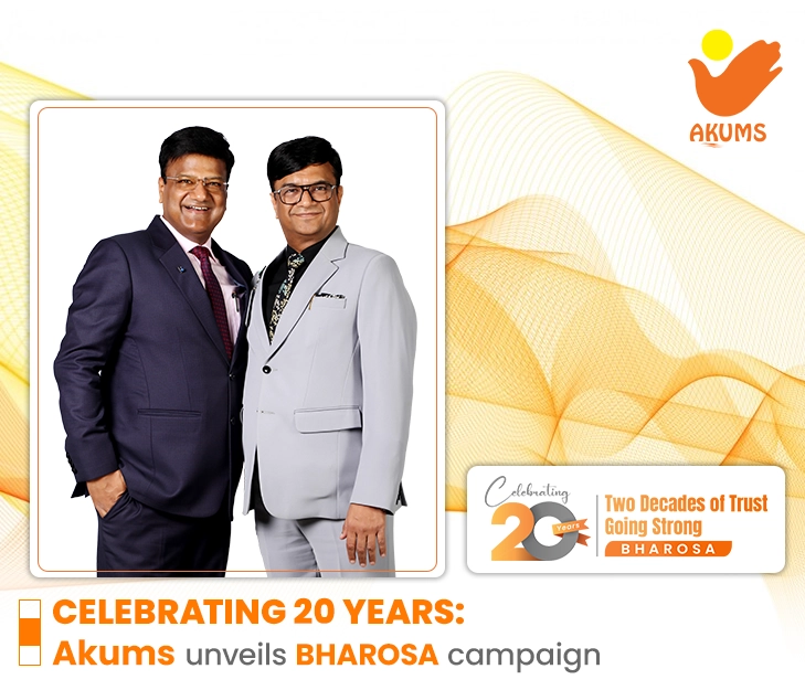 Akums Drugs & Pharmaceuticals Ltd. Marks 20th Anniversary with BHAROSA Campaign