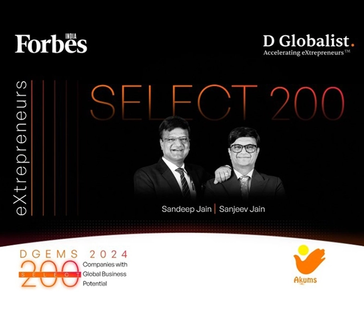 Akums featured in Forbes Top 200 Companies with Global Business Potential