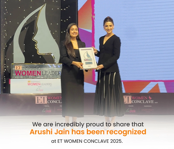 Arushi Jain honored at ET Women Conclave 2025